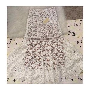 Michael Kors Lace Flared Skirt